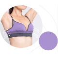 Seamless Retro Jacquard Women Underwear Padded Sexy Bra